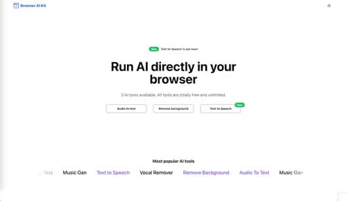 image of Browser AI Kit