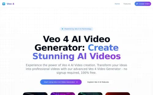 Veo 4 AI Video Generator