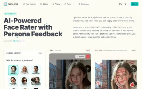 image of Nanorater - AI Rater