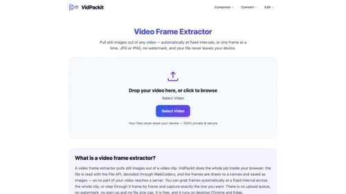 Video Compressor — VidPackit logo