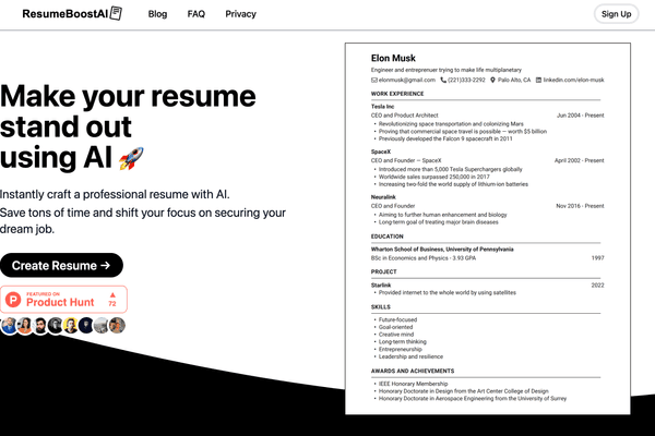 ResumeBoostAI