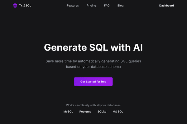 Txt2SQL