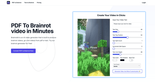 PDF To Brainrot