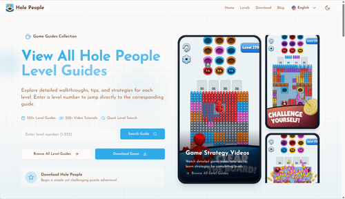 image of Hole People Level Guide
