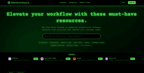 The Core Tools
