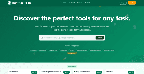 Hunt for Tools