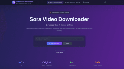 Sora Video Downloader