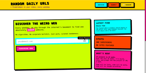 Random Daily Urls