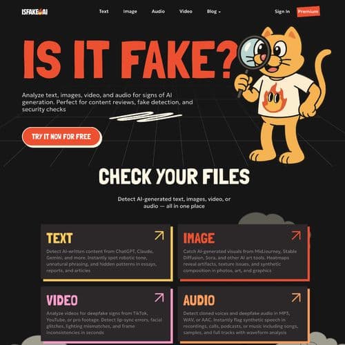 isFake.ai – AI Video Detector