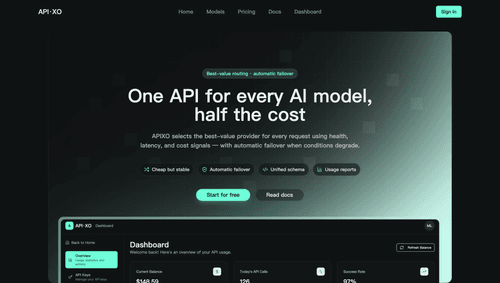 APIXO - AI api platform