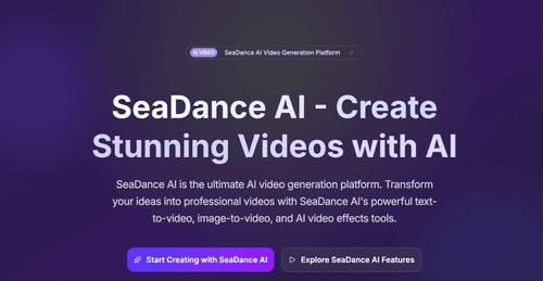 Seadance 2.0 AI Video Generator