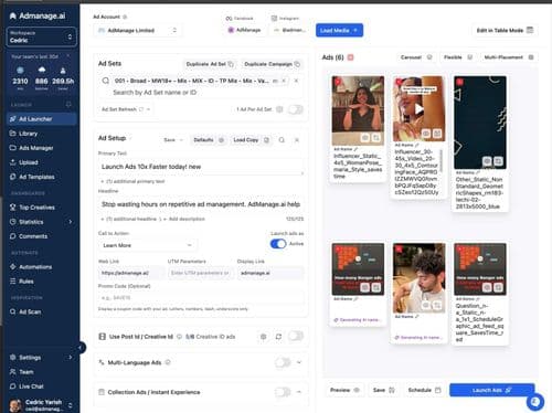 image of Admanage AI