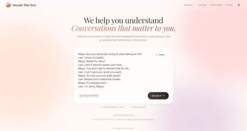 image of Decode This Text