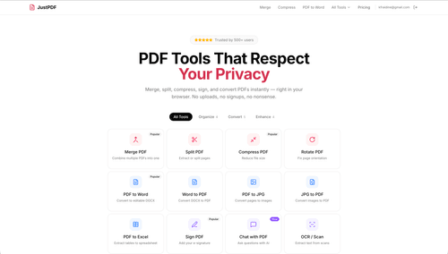 image of JustPDF
