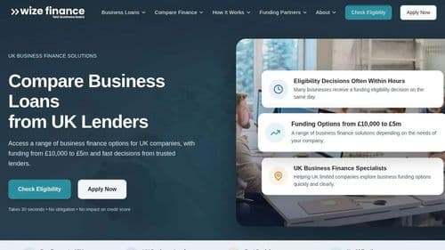 image of Wize Finance Eligibility Check