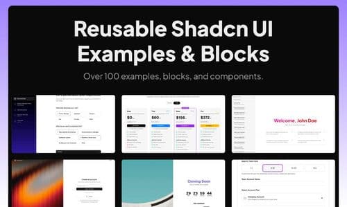 image of Shadcn Examples