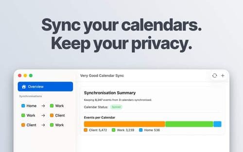 image of Very Good Calendar Sync