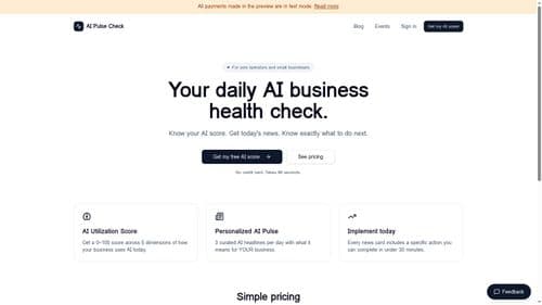 image of aipulsecheck.io