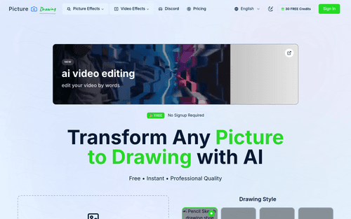 image of Picture to Drawing