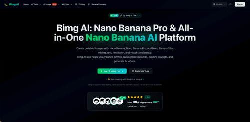 image of Bimg AI: Nano Banana AI Platform
