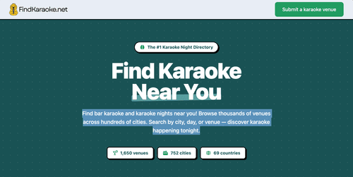 image of FindKaraoke