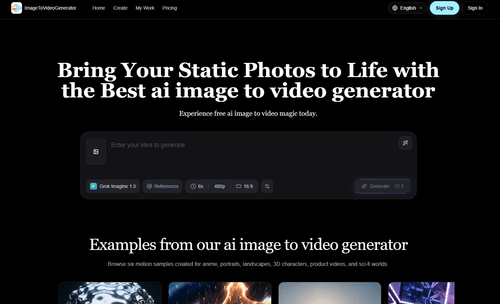 image to video generator logo