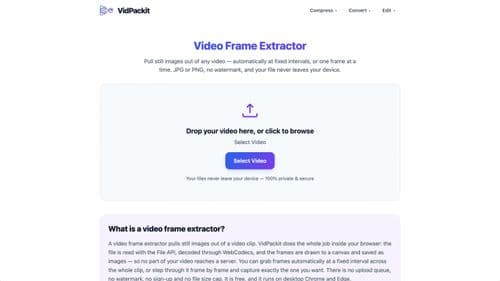 Video Compressor — VidPackit logo