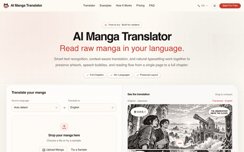 AI Manga Translator